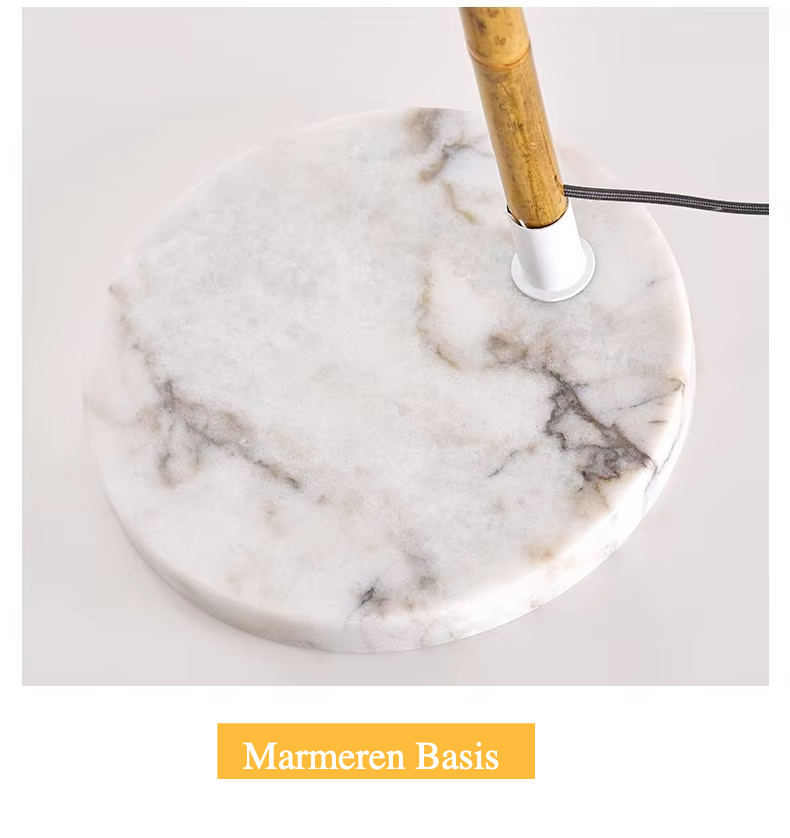 Wabi-Sabi LED Vloerlamp – Scandinavisch Minimalisme & Japans Design voor een Rustgevende Sfeer