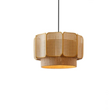Japanse Wabi Sabi Boheemse Rotan Hanglamp