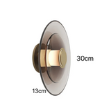 Nordic AuraGlass – Moderne Glazen LED Wandlamp