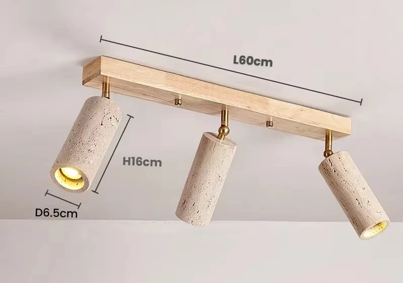 Travertin Plafondlamp