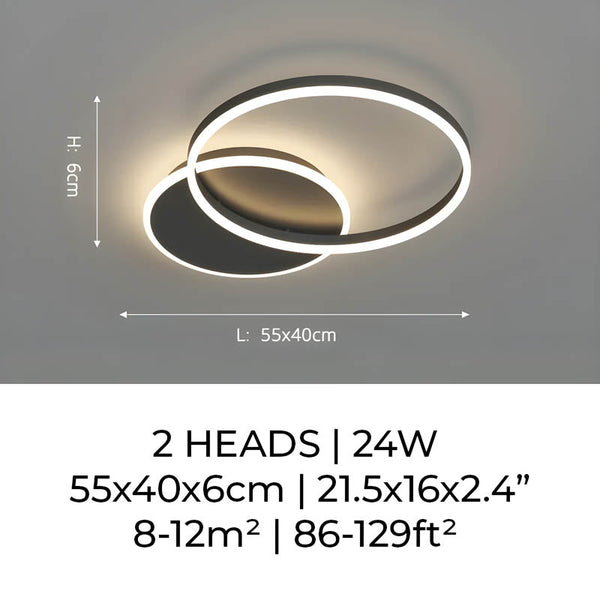 Unieke en Moderne  Led-Plafondlamp