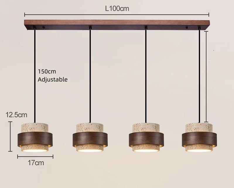 LumiStone Natuursteen LED Hanglamp