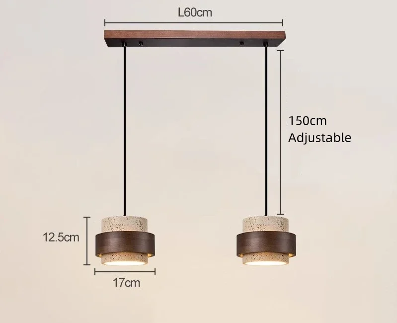 LumiStone Natuursteen LED Hanglamp