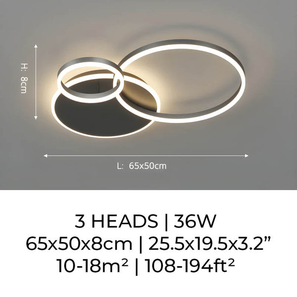 Unieke en Moderne  Led-Plafondlamp