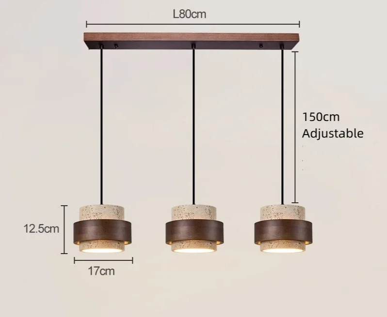 LumiStone Natuursteen LED Hanglamp