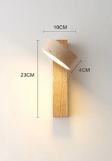 AureaCave Wabi-Sabi Travertin Wandlamp