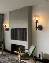 LumiNord – Nordic Moderne LED Wandlamp met Glazen Lichtbol