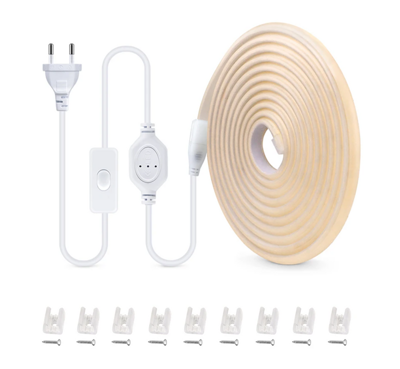NeoGlow COB LED Neon Lichtstrip – 5M / 10M / 20M / 30M 110V–220V Waterproof LED