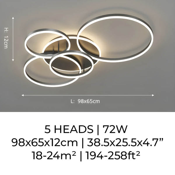 Unieke en Moderne  Led-Plafondlamp