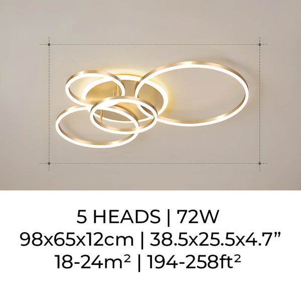 Unieke en Moderne  Led-Plafondlamp