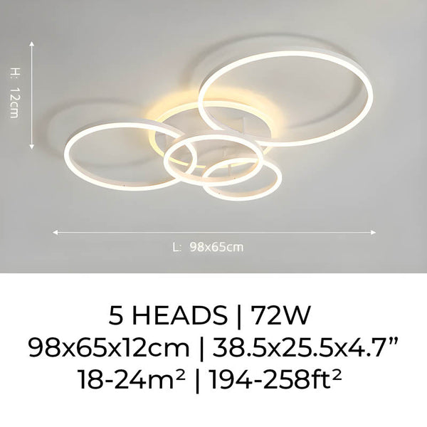 Unieke en Moderne  Led-Plafondlamp