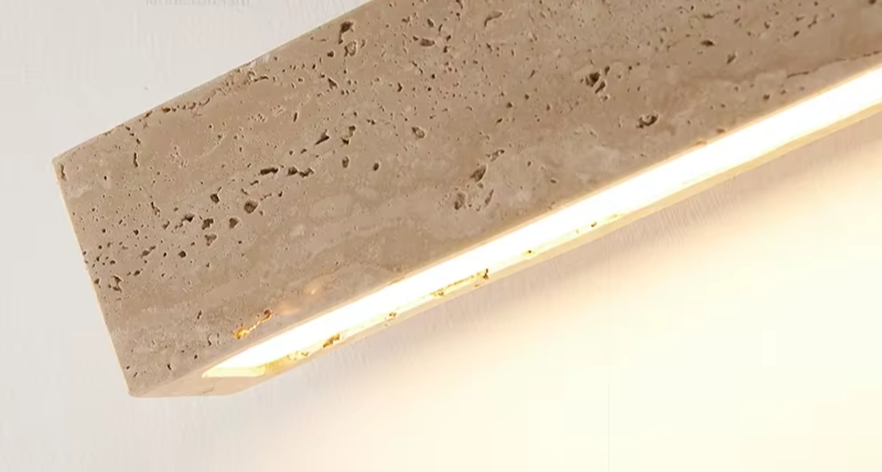Wabi-Sabi Natuursteen Wandlamp