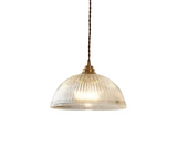 AuroraLuxe LED Hanglamp – Koper & Glas Design voor Moderne Interieurs