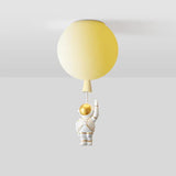 Moderne Maan/Astronauten Led Plafondlamp