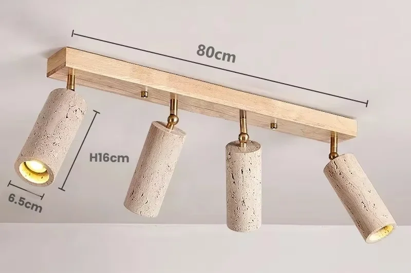 Travertin Plafondlamp