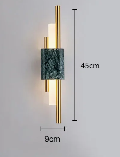 Modern Luxe Marmeren LED Wandlamp