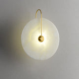 Rustgevende Alabaster LED Wandlamp
