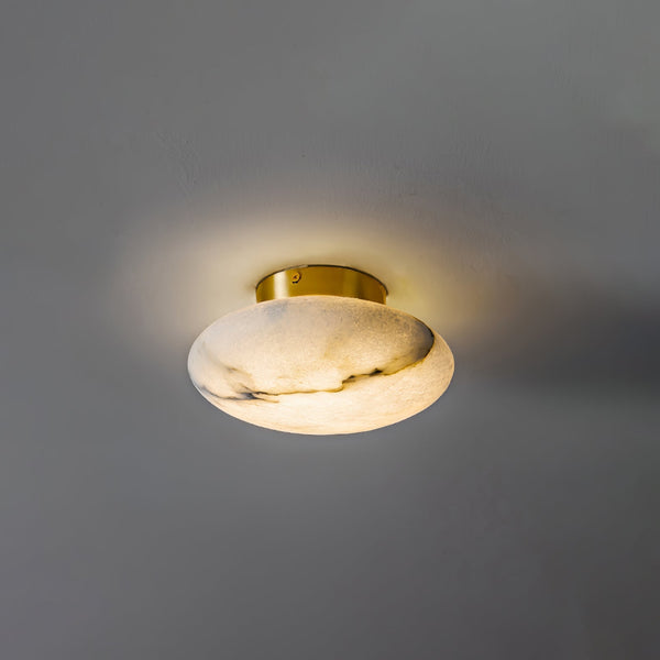 Ovale Albasten Plafondlamp