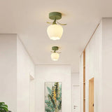 Eenvoudige Tiffany Plafondlamp Met Minibloemen