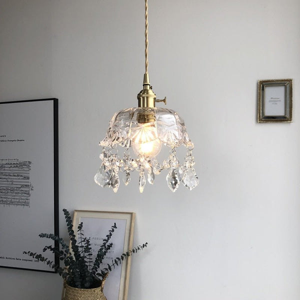 Glazen Kristallen Transparante Hanglamp