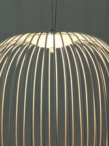 Moderne Italiaanse Spokes Hanglamp LED Metaal Kooi Design – Zwart