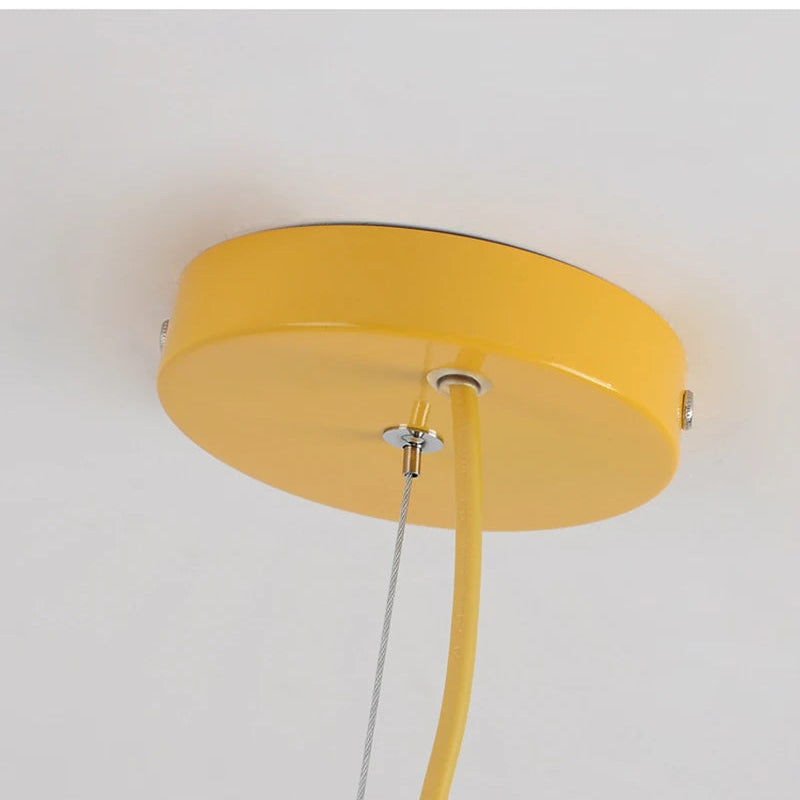 Moderne Italiaanse Spokes Hanglamp LED Metaal Kooi Design – Zwart