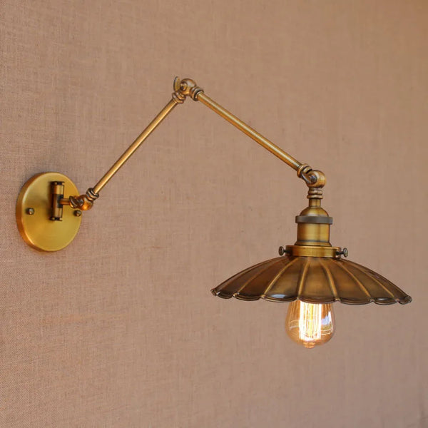 Nordic Retro Wandlamp E27 Industrieel Vintage Met Verstelbare Arm
