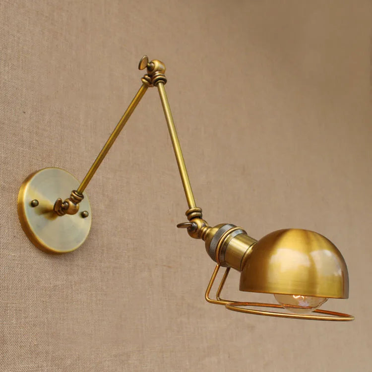 Nordic Retro Wandlamp E27 Industrieel Vintage Met Verstelbare Arm