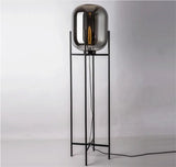 Scandinavische Vloerlamp Glasbol Oda Pulpo Stijl Metaal E27 Modern