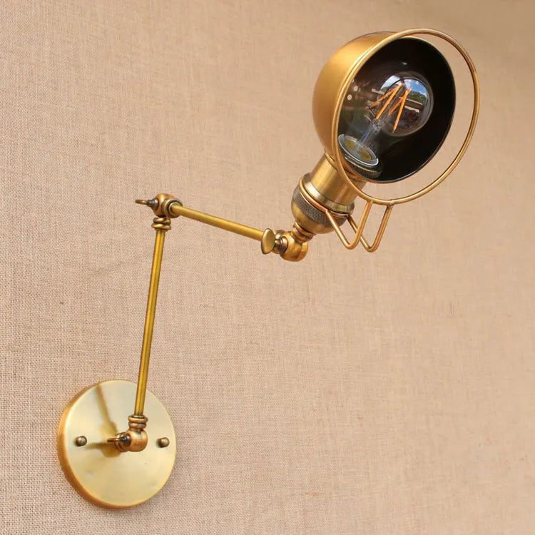 Nordic Retro Wandlamp E27 Industrieel Vintage Met Verstelbare Arm
