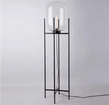 Scandinavische Vloerlamp Glasbol Oda Pulpo Stijl Metaal E27 Modern