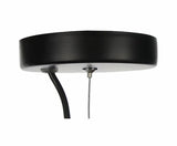 Moderne Italiaanse Spokes Hanglamp LED Metaal Kooi Design – Zwart