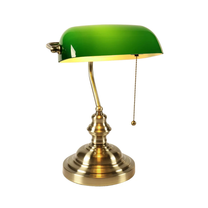 Mid-Century Bankers Tafellamp E27 LED Voor Studie & Kantoor