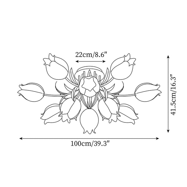 Plafondlamp Met Natuurlijk Warm Licht