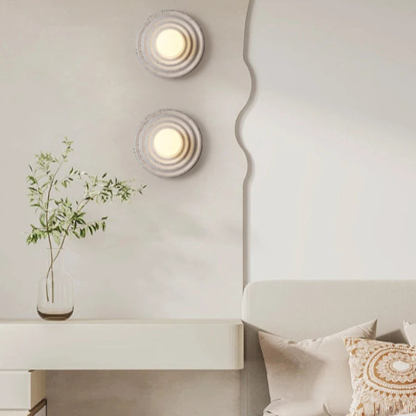 Retro LED Wandlamp Kleurrijk Rond