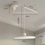 Franse LED Hanglamp – Verstelbare Chrome UFO Plafondlamp 15–30m²