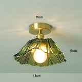 Vintage Bloem Hanglamp Glas E27 Voor Woonkamer, Slaapkamer & Bedside