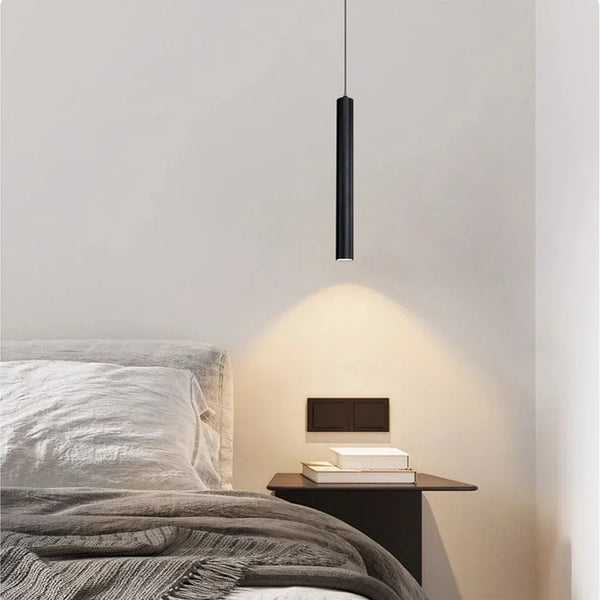 Moderne Nordic LED dubbele hanglamp – cilindervormig design voor eetkamer