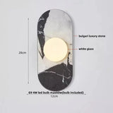 Wabi-Sabi Wandlamp – Bulgari Luxe Steen LED Waterproof Buitenlamp