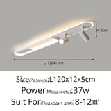 Moderne LED Plafondlamp met Spot – Zwart/Wit/Goud Dimbaar