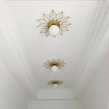 Gouden Plafondlamp – Lotusblad Design LED G9 Ø25/35cm
