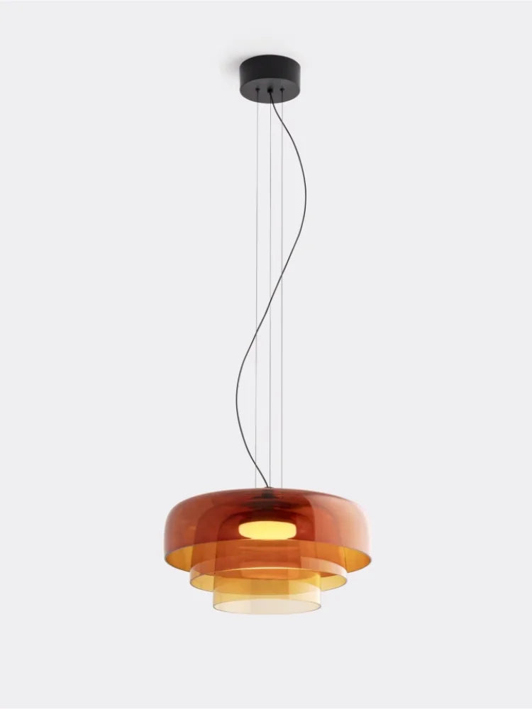 Nordic LED Hanglamp van Glas – Kleurrijke Moderne Plafondlamp