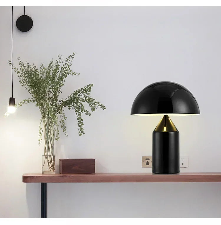 Luxe Moderne Paddestoel LED Tafellamp Nordic E14 Voor Slaapkamer & Studie