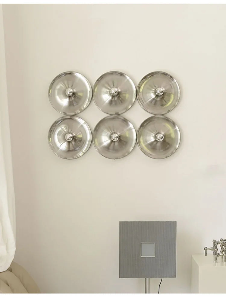 Nordic Ripple Disc Wandlamp – Bauhaus UFO Schotel Vintage Design LED