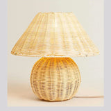 Handgemaakte Rotan Vloerlamp Wabi Sabi Japans Nordic Stijl – E27