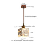 Hanglamp LED Marmer Voor Woonkamer & Slaapkamer