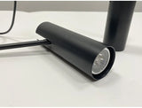 Moderne LED Hanglamp Aluminium Zwart Goud 2-Lichts Voor Woonkamer