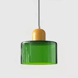 Vintage Kleine Hanglamp Glas-in-Lood – Roze/Oranje/Groen/Wit – E27
