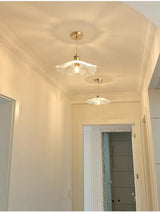 Vintage Bloem Hanglamp Glas E27 Voor Woonkamer, Slaapkamer & Bedside