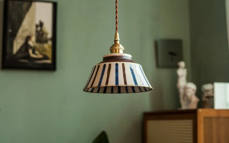 LED Hanglamp Bloem Keramiek – Vintage Voor Woonkamer & Restaurant